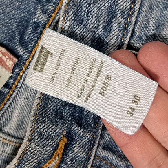 Levi's 505 - 34x30, hemmed to ~26 - Picture 2 of 4